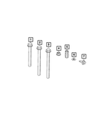 4725834AA - Electrical: Hex Flange Head Bolt for Mopar Image