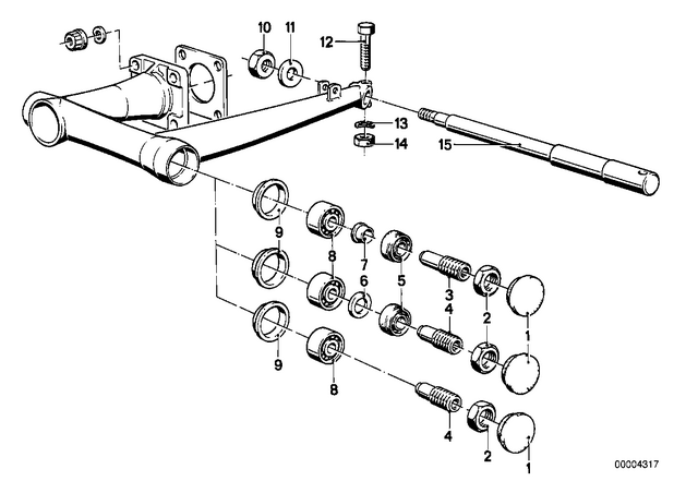 33411235830 - : Plug Type Axle Disk Brake - D=17mm/L=296mm for BMW-Motorrad Image