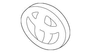 7531135090 - : Grille Emblem (Front) for Toyota Image