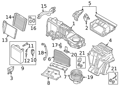 Evaporator & Heater Components for 2019 Volkswagen Beetle #3