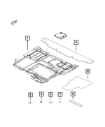 6EF61U1YAA - Interior Trim: Front Floor Carpet for Mopar Image