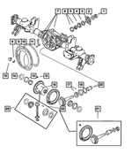 5183523AA - Rear Axle: Driveshaft Yoke Flange for Mopar Image