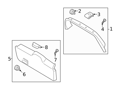 Interior Trim for 2010 Volvo V70 #0