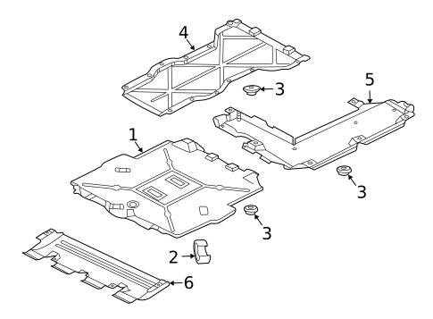 Splash Shields for 2004 Porsche 911 #1