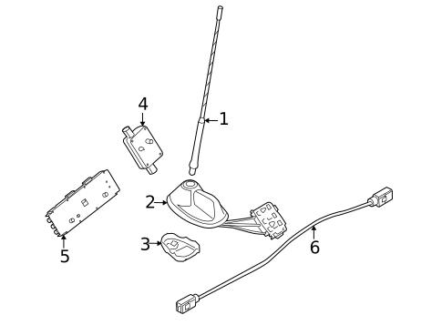Antenna Auto In Fibra Di Carbonio 4.7 Pollici Con Vite Per BMW Mini Cooper Paceman Countryman Clubman (2012-2016)