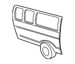 55346373 - Body: Side Panel for Dodge: B150, B250, B2500, B350, B3500 Image