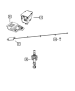 5026796AH - Electrical: Hub Receiver for Chrysler: 300 | Dodge: Charger, Journey Image