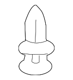 91503SZ5003 - Body: Bumper Cover Clip for Acura Image