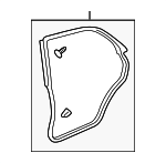 72865SEPA11 - : Door Weather-Strip for Acura Image