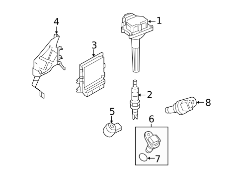 Ignition System for 2015 INFINITI QX70 #0