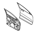 アツコ✕35 2019-2023 Ford Ranger Door Shell KB3Z-2620125-A | Ford OEM