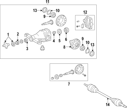 Drive Axles for 2019 Lexus GS F #0