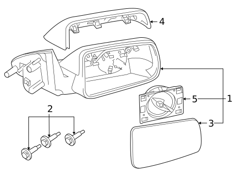 Outside Mirrors for 2010 Ford Focus #0