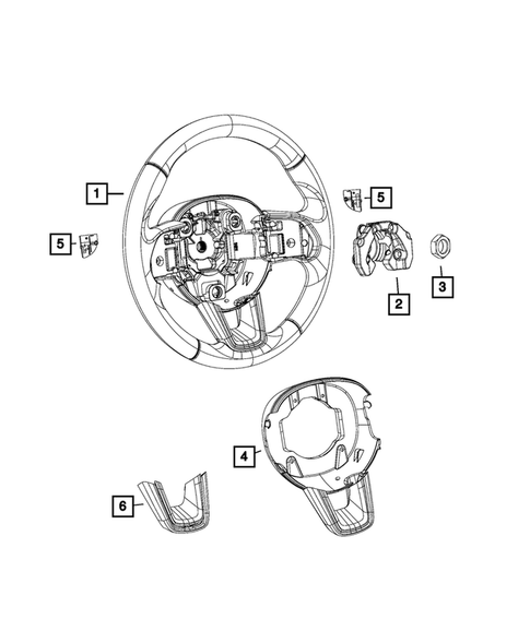 Steering Wheel for 2018 Jeep Compass #0