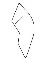 884501U040 - Body: Seat Back Pad for Kia: Sorento Image