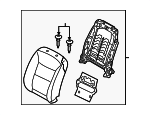 884011U440LAC - Body: Seat Back Assembly for Kia: Sorento Image