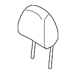 887001U060LAA - Body: Headrest for Kia: Sorento Image