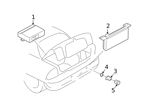 Electrical Components for 2005 Lincoln LS #0