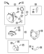 68281350AAMOPAR - : Bulb for Fiat: 500E | Jeep: Renegade Image