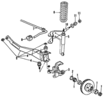 F57Z3106A - Suspension: Knuckle for Ford: Ranger Image