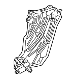 99654301606 - Body: Regulator for Porsche: 911 Image