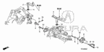 24470RDE000 - : Lever, Shift for Acura Image