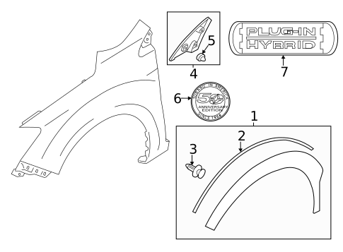 Exterior Trim - Fender for 2021 Subaru Crosstrek #0
