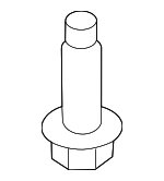 90120TZ3A01 - Body: Splash Shield Screw for Honda: Odyssey, Passport, Pilot, Ridgeline Image