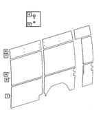 6104117AA - Interior Trim: Hex Head Screw for Dodge: Sprinter 2500, Sprinter 3500 Image