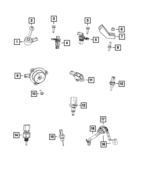 Sensors for 2022 Jeep Cherokee #0