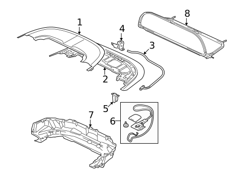 Stowage Compartment for 2010 Mitsubishi Eclipse #0