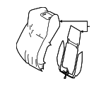 7107350N20C5 - Body: Seat Back Cover for Lexus: LS500, LS500h Image