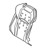 7155150490 - Body: Seat Back Pad for Lexus: LS500, LS500h Image