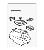 589100C060B1 - : 2004-2006 Toyota Tundra - Console Assembly for Toyota: Tundra Image
