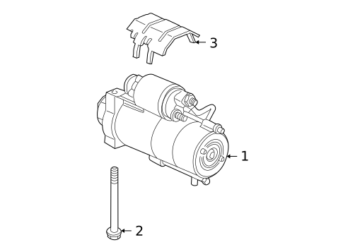 Starter for 2017 GMC Savana 2500 #0