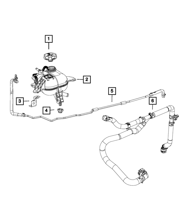 68238829AA - Cooling: Hose Bracket for Mopar Image image