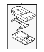 89200A5100SGD - Body: Seat Cushion for Hyundai: Elantra GT Image