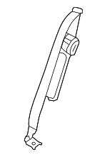 89850A5500RY - Body: Seat Belt Lap And Shoulder Belt for Hyundai Image