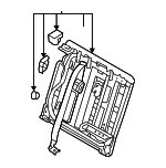 89410A5210VYF - Body: Seat Back Frame for Hyundai: Elantra GT Image