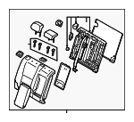 89400A5240SGH - Body: Seat Back Assembly for Hyundai: Elantra GT Image