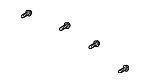1245105163 - Body: Instrument Panel Screw for Kia Image