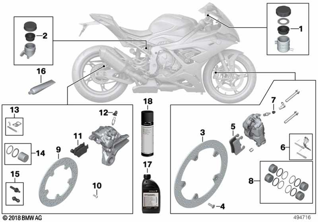 32727722873 - Service and Scope of Repair Work: Boot -  for BMW-Motorrad Image
