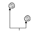 11571156 - : Engine Cooling Fan Nut for Chevrolet: Malibu Image