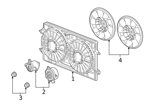 Cooling Fan for 2012 Chevrolet Malibu #0