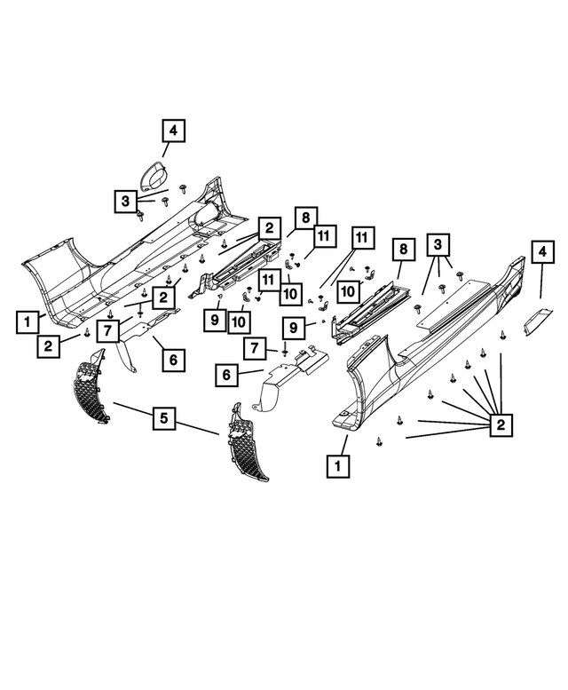 6034355 - Body Sheet Metal Except Doors: Hex Flange Head Screw for Mopar Image
