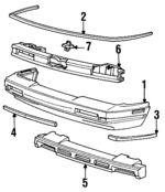 22536673 - Body: Bumper Cover for GM Image