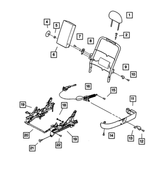 4420701 - Interior Trim: Lumbar Handle for Mopar Image