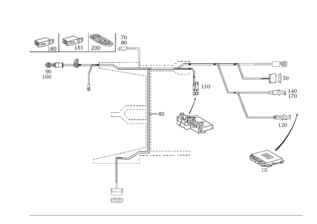 335453332 - Electrical System: Control Unit for Mercedes-Benz Image image