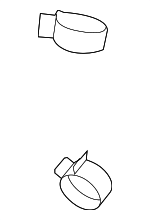 80592290 - Cooling System: Rear Hose Clamp for Subaru: Legacy Image