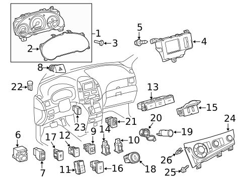 Ignition Lock for 2011 Toyota Sienna #2